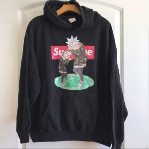 Rick & Morty Black Supreme Hoodie